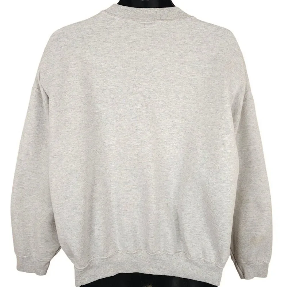 Tractor Sweatshirt Mens Size XL Gray International Harvester 1066 Lock N Load - Picture 7 of 9